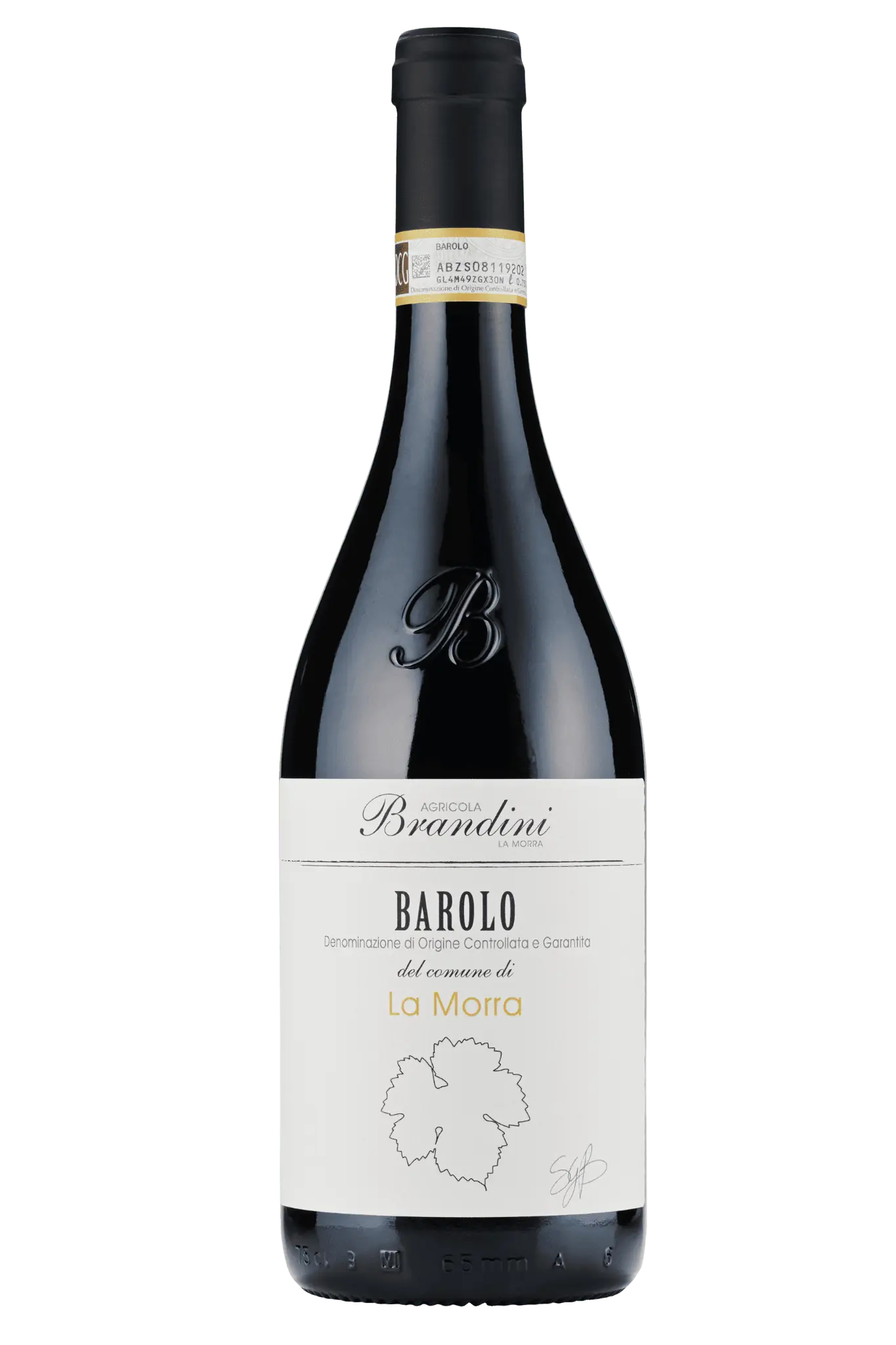 Fles Barolo del Comune di La Morra