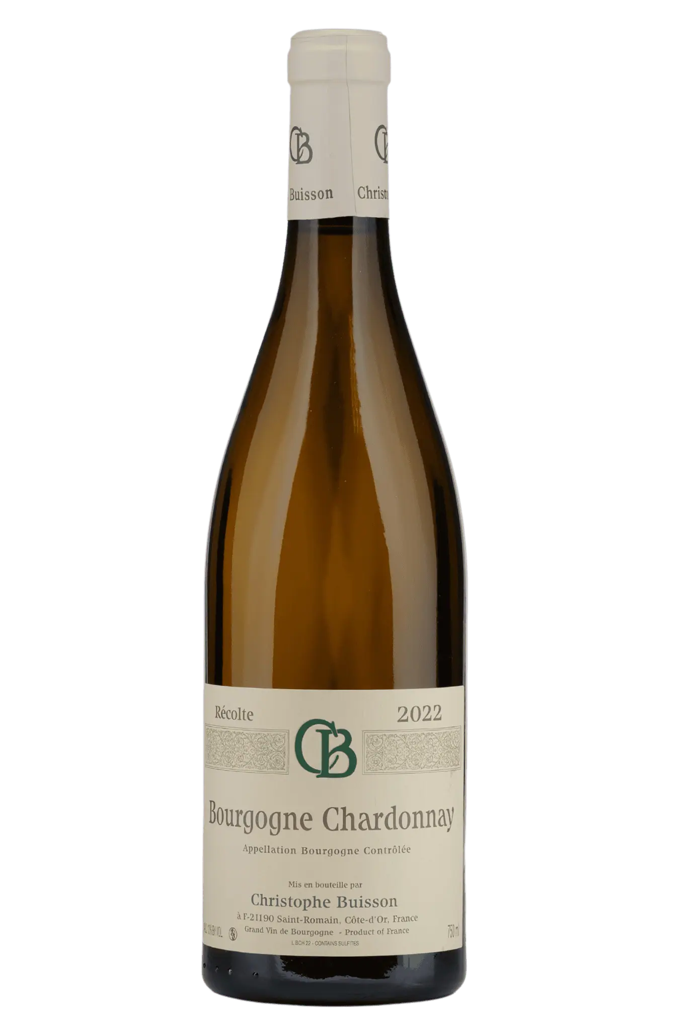 Fles Bourgogne Chardonnay 2022