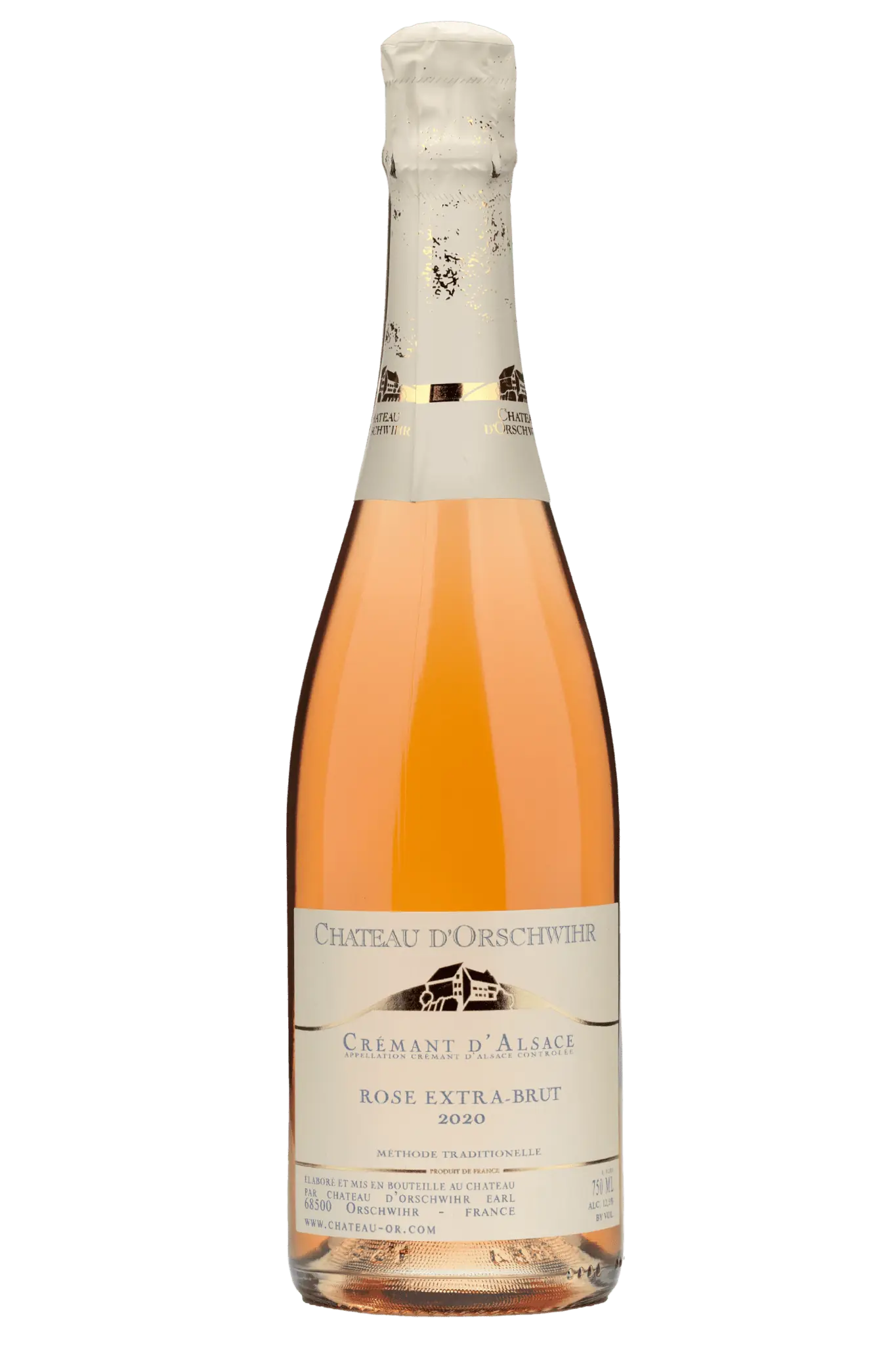 Fles Crémant d'Alsace Rose Extra Brut