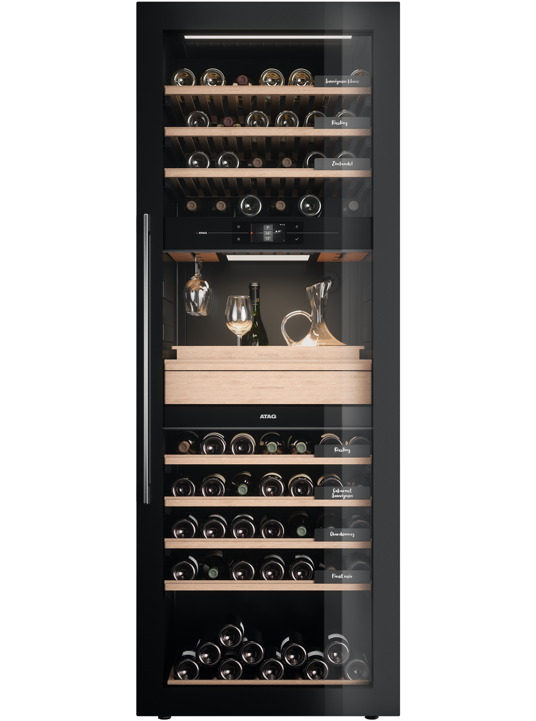 Luxe 3-zone ATAG wijnklimaatkast