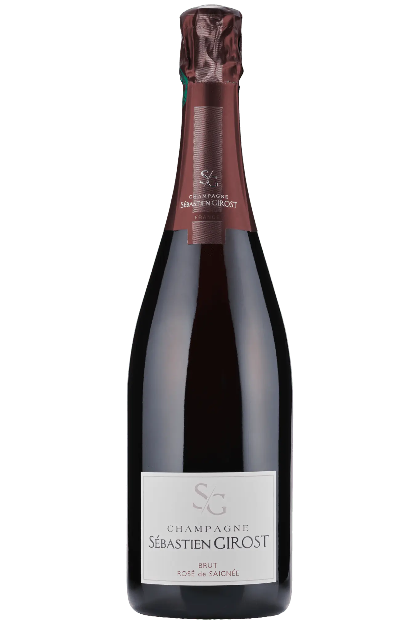 Fles Rosé Saignée Champagne van Girost Moussy